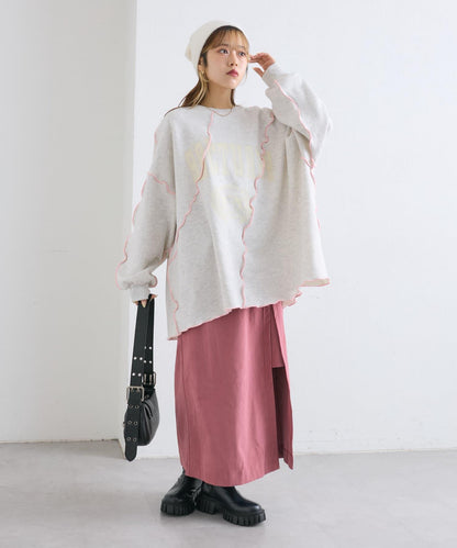 【w closet】開叉長裙