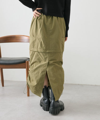 【w closet】多功能工裝裙