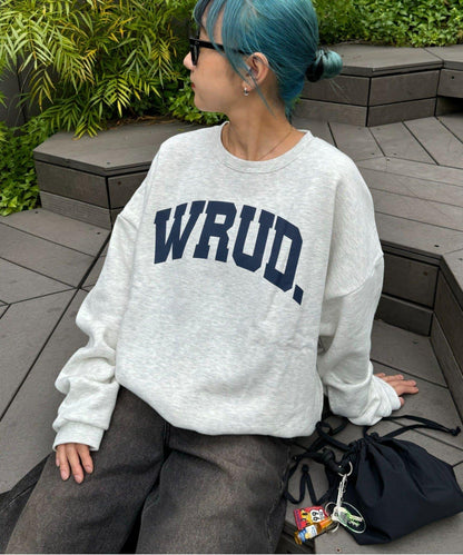 WRUD.寬鬆版型標誌衛衣