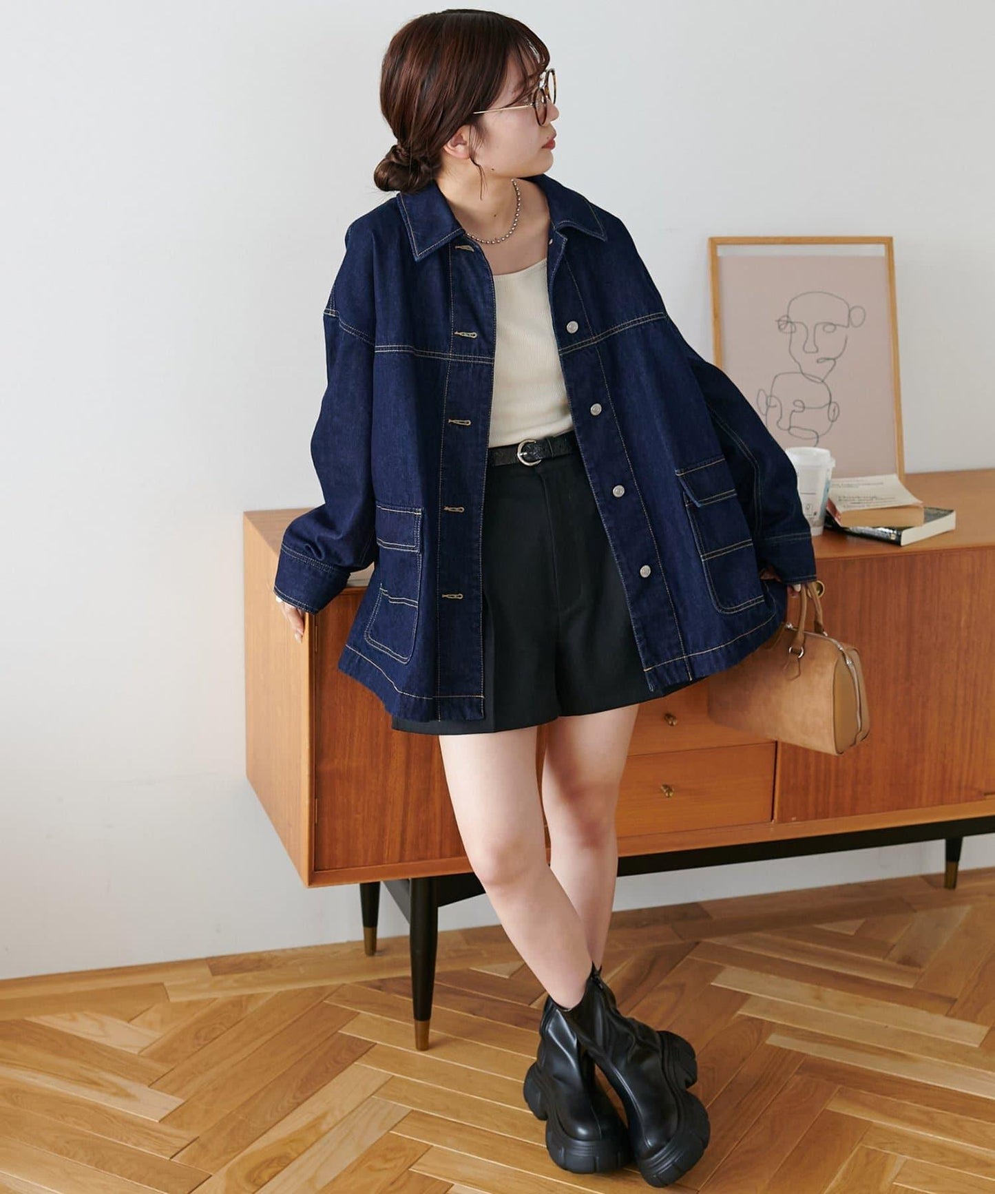 【Discoat】厚底彈力短靴