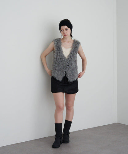 【RAY CASSIN】毛絨針織背心