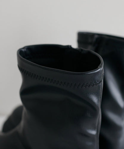 【Discoat】厚底彈力短靴