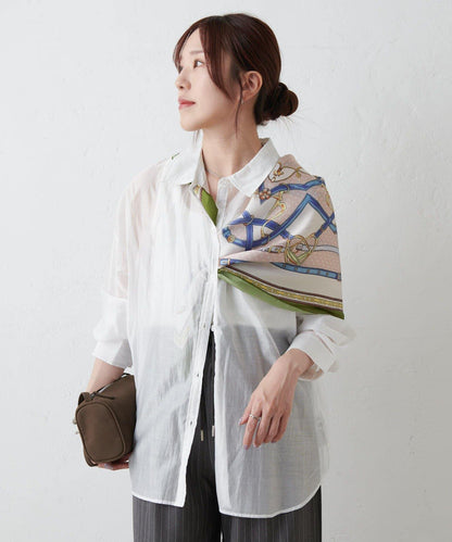 圍巾腰帶圖案 70×70