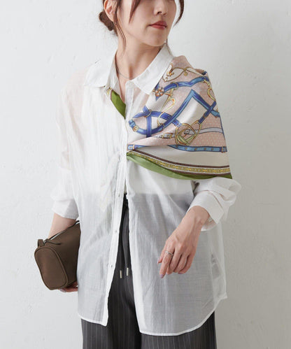 圍巾腰帶圖案 70×70