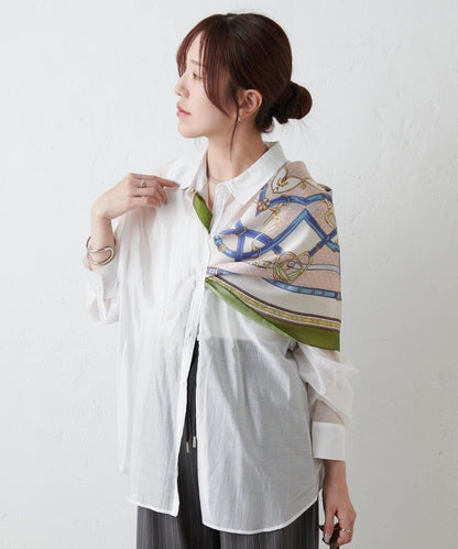 圍巾腰帶圖案 70×70