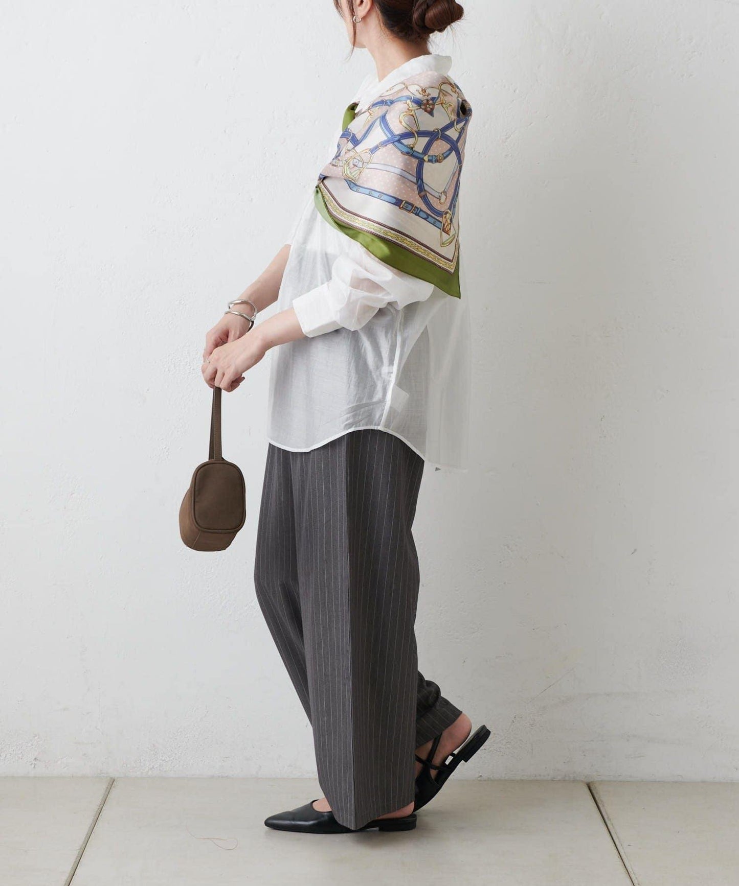 圍巾腰帶圖案 70×70