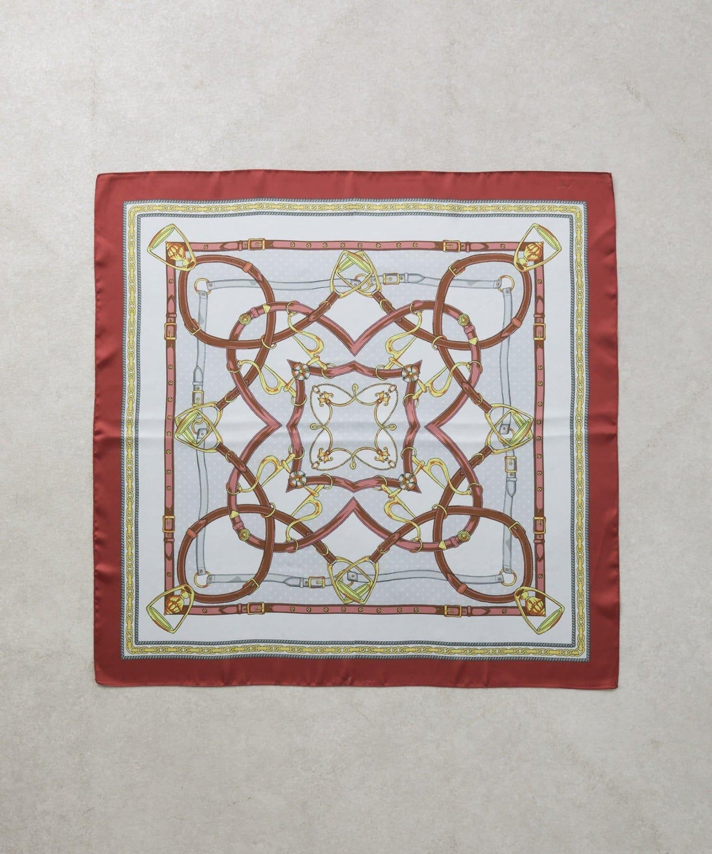 圍巾腰帶圖案 70×70