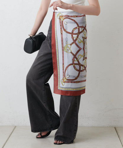 圍巾腰帶圖案 70×70