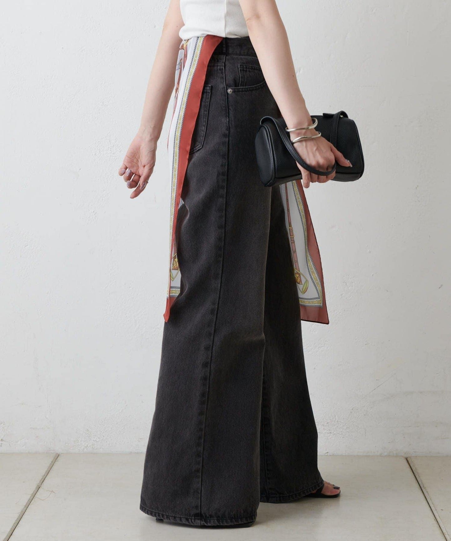 圍巾腰帶圖案 70×70