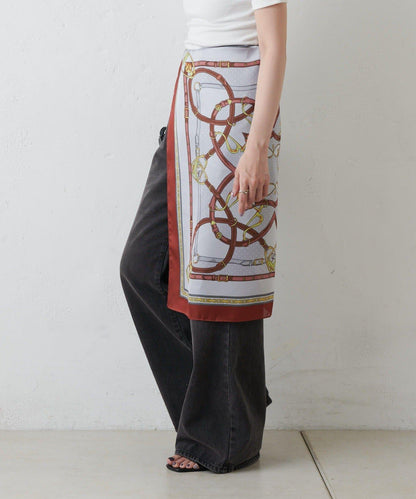 圍巾腰帶圖案 70×70