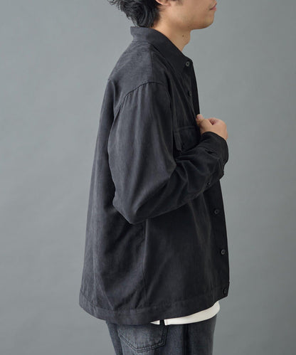 【AW】窄版桃皮西部風短款襯衫