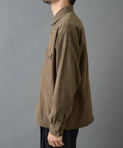 【AW】窄版桃皮西部風短款襯衫