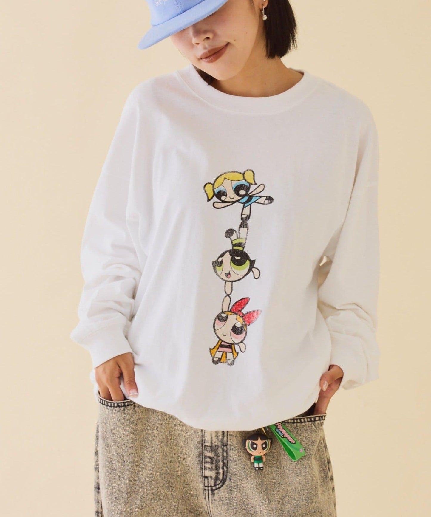 【DISCUS×《飛天小女警》】寬鬆長袖T恤