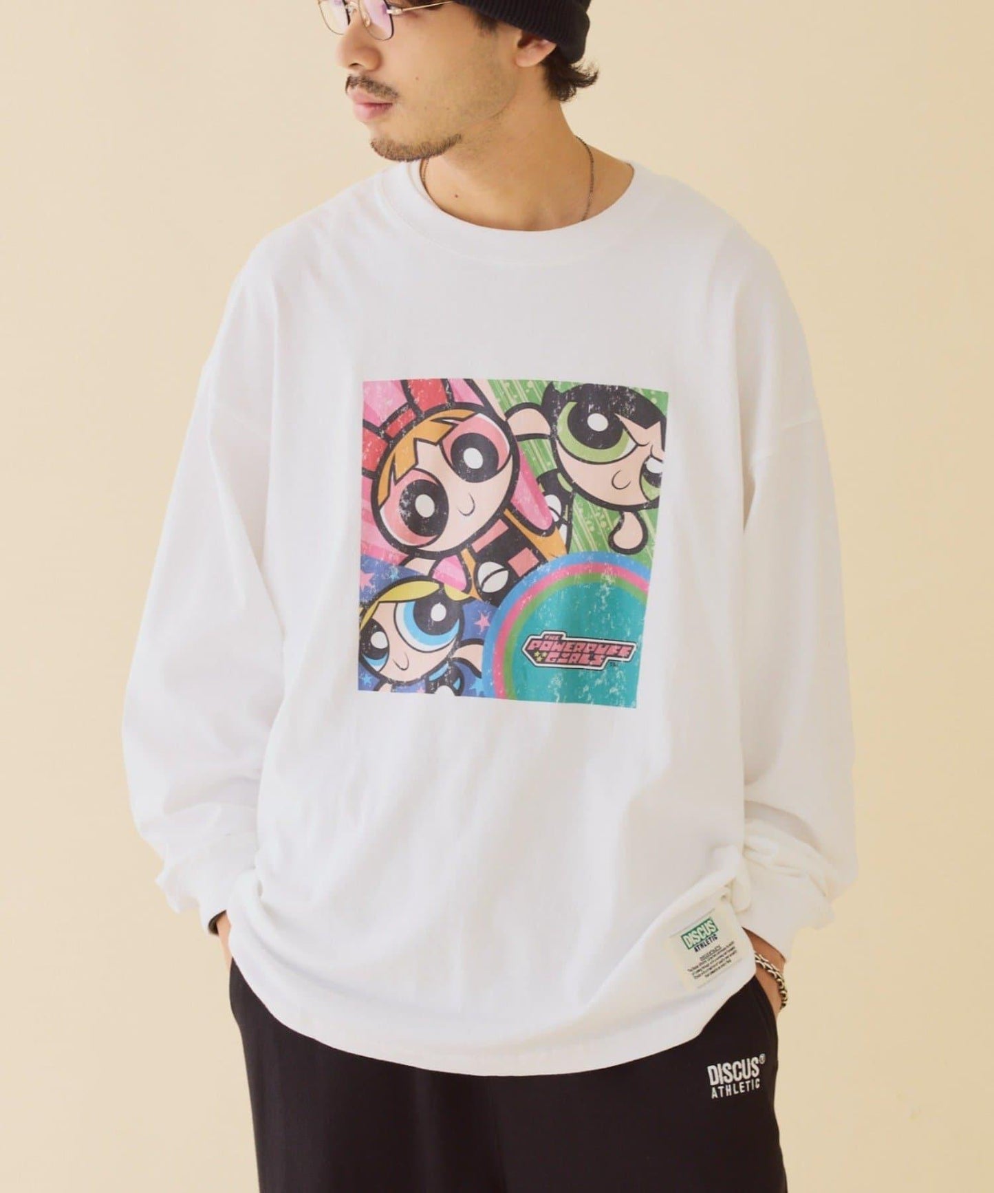 【DISCUS×《飛天小女警》】寬鬆長袖T恤