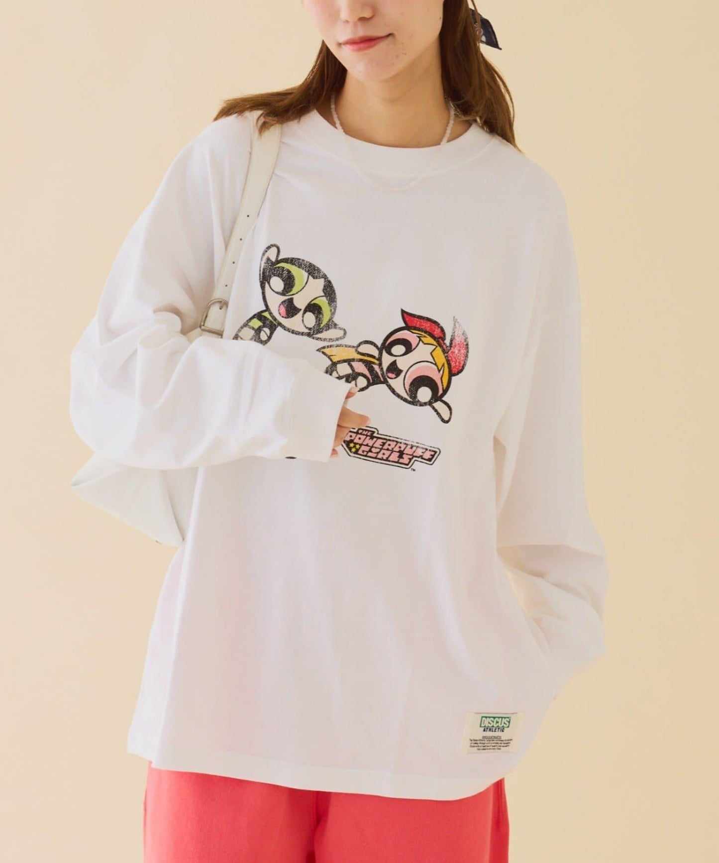 【DISCUS×《飛天小女警》】寬鬆長袖T恤