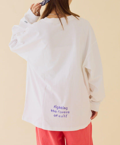 【DISCUS×《飛天小女警》】寬鬆長袖T恤