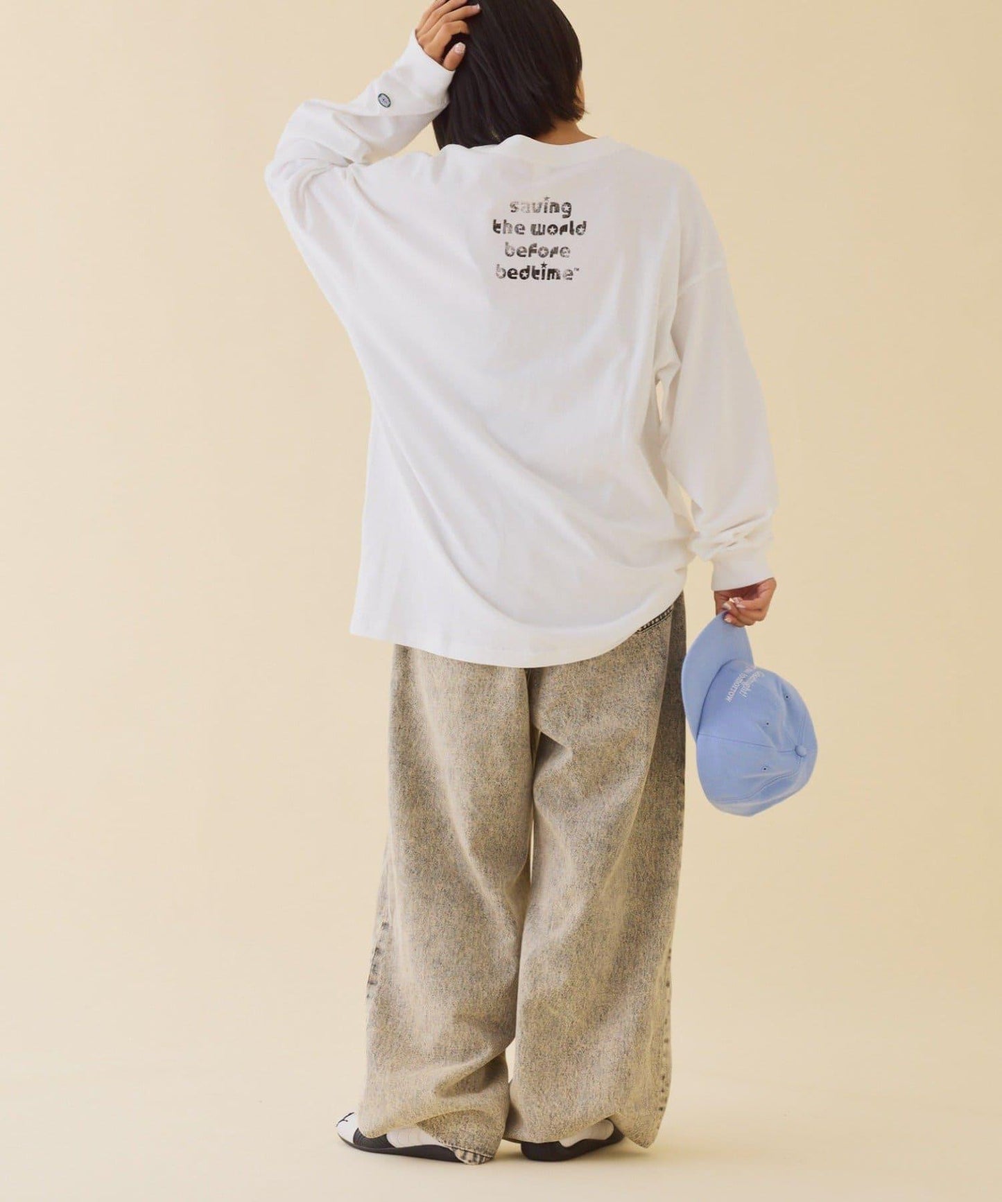 【DISCUS×《飛天小女警》】寬鬆長袖T恤