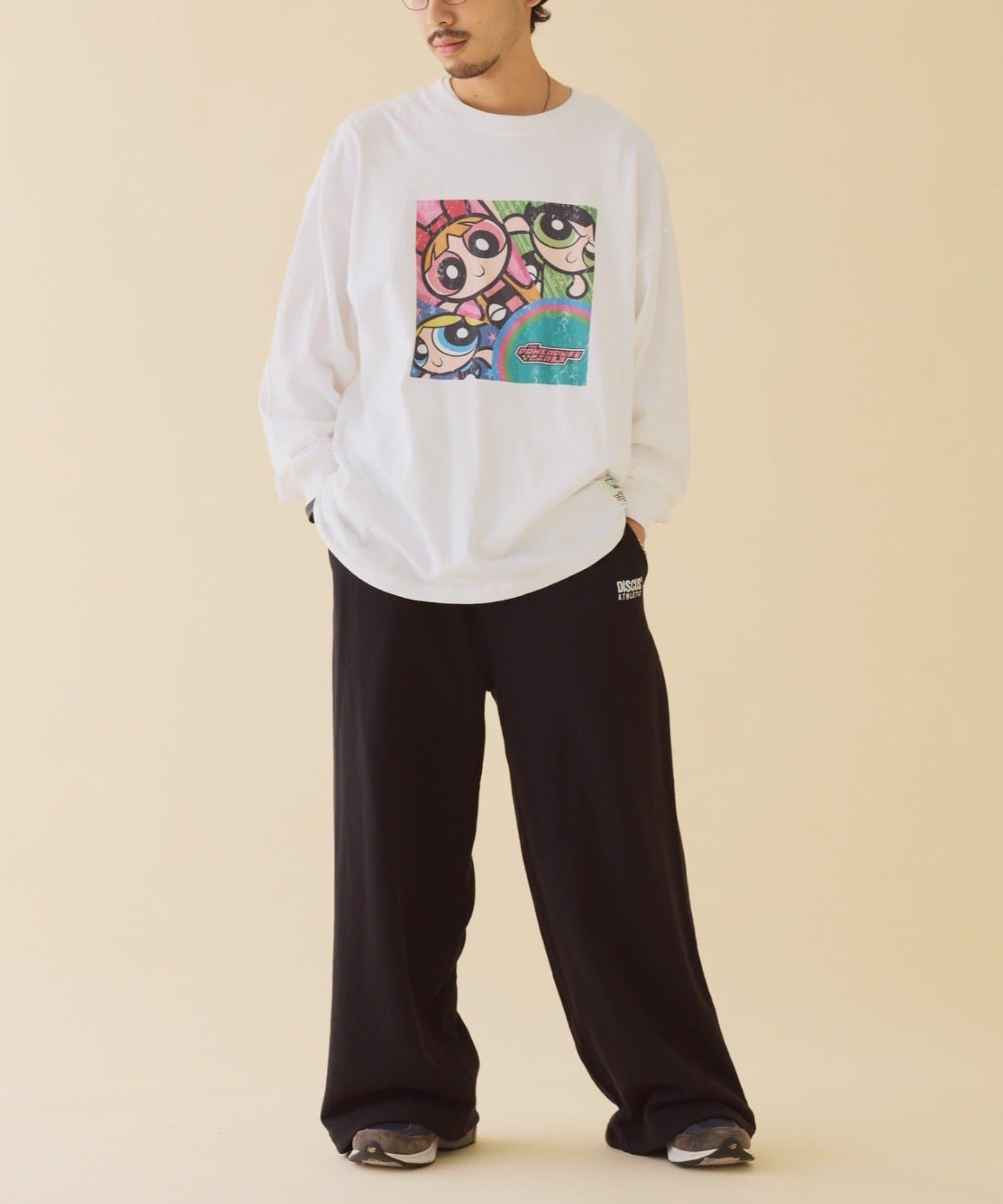 【DISCUS×《飛天小女警》】寬鬆長袖T恤