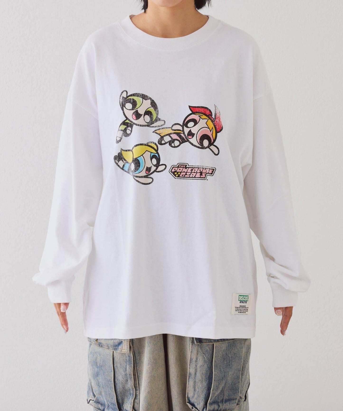 【DISCUS×《飛天小女警》】寬鬆長袖T恤