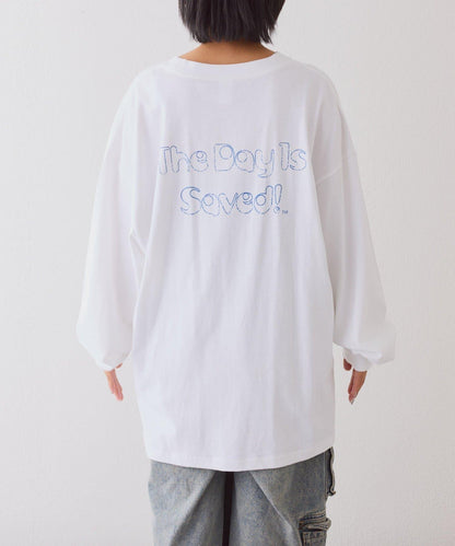 【DISCUS×《飛天小女警》】寬鬆長袖T恤