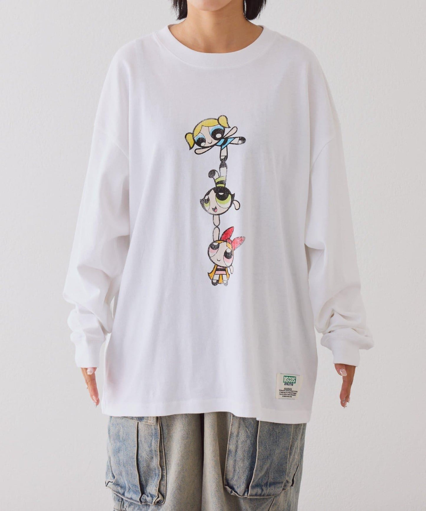 【DISCUS×《飛天小女警》】寬鬆長袖T恤