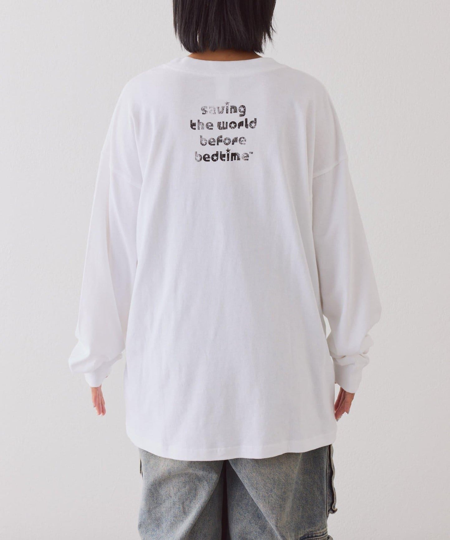 【DISCUS×《飛天小女警》】寬鬆長袖T恤