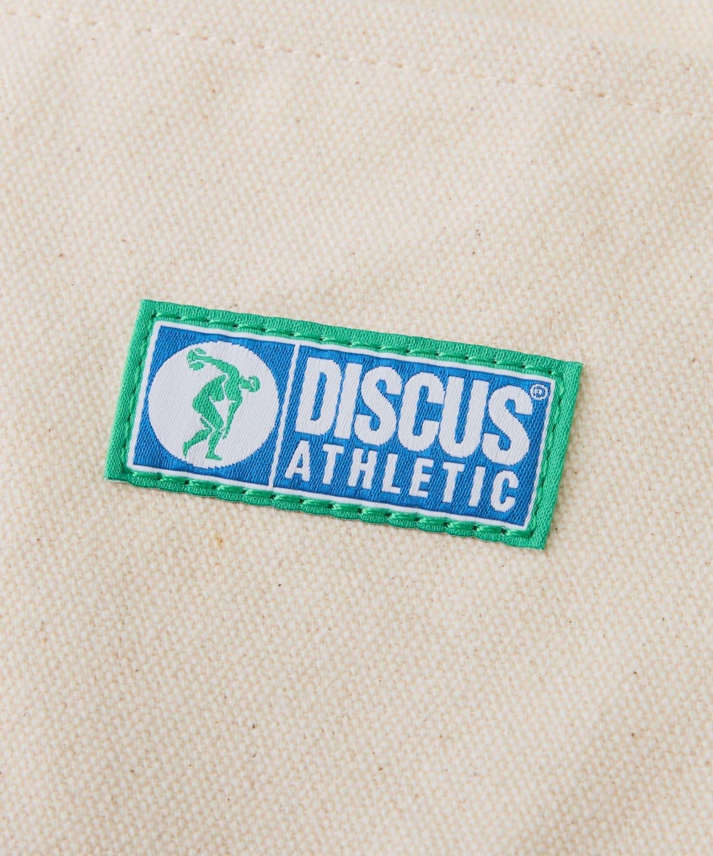 【DISCUS】帆布徽章大號托特包