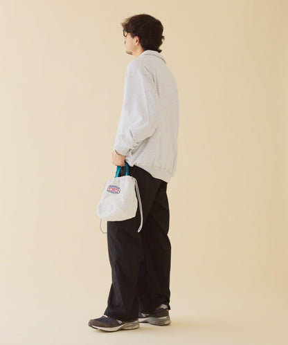 【DISCUS】男女同款加絨半拉鍊套頭衫