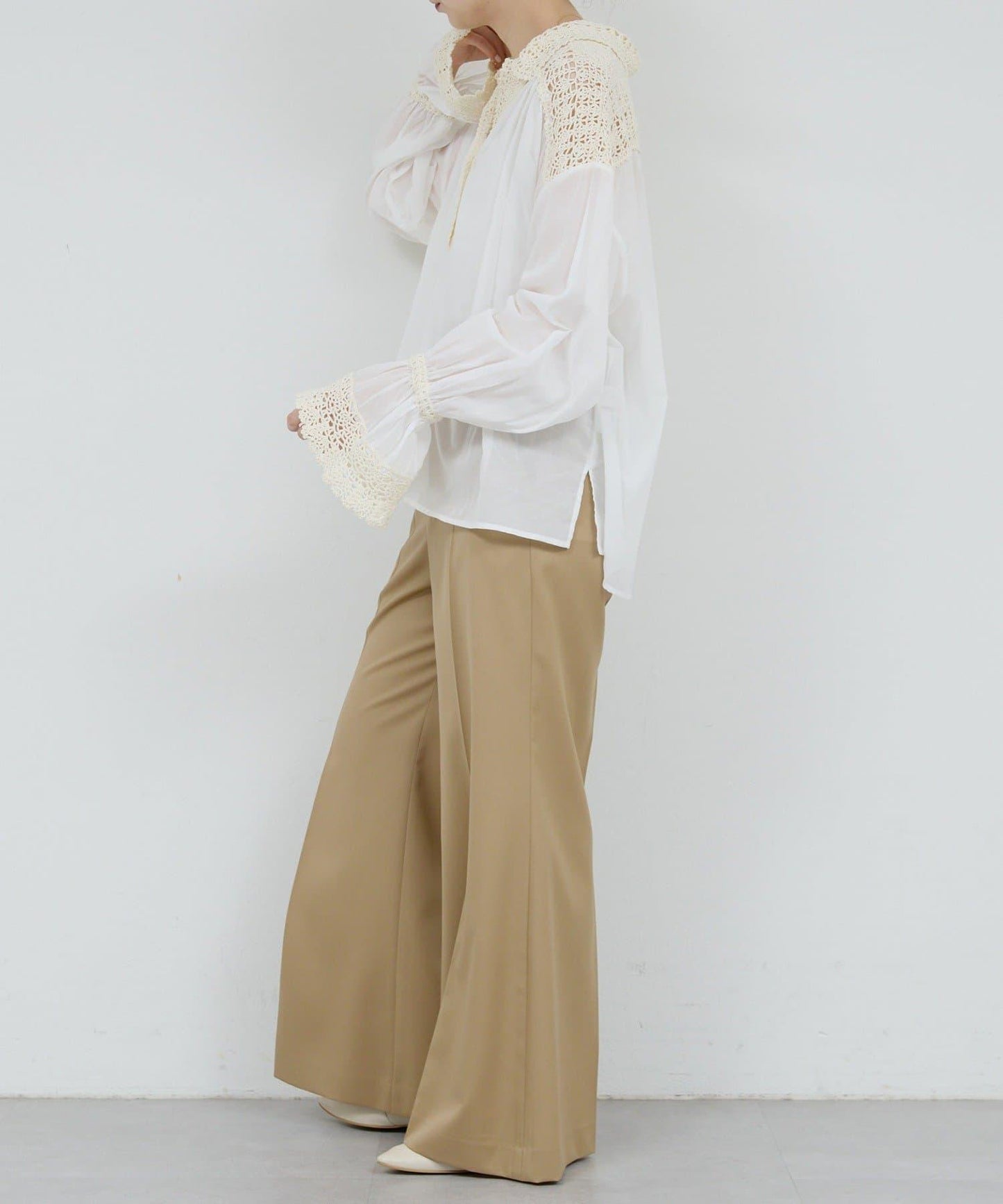 【HERITANOVUM】鉤針編織襯衫