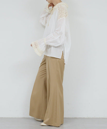 【HERITANOVUM】鉤針編織襯衫