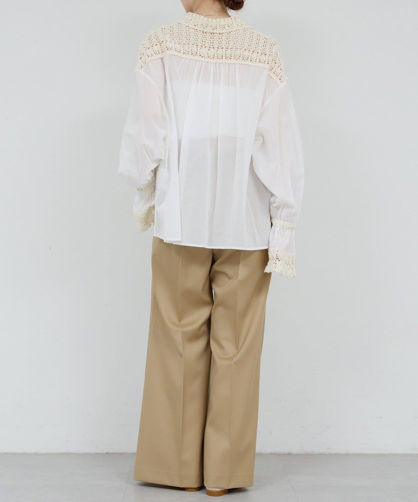 【HERITANOVUM】鉤針編織襯衫