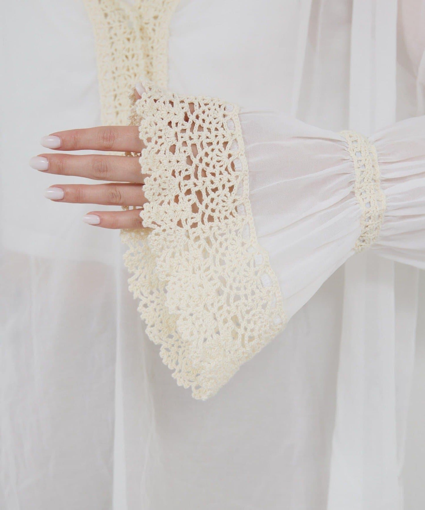 【HERITANOVUM】鉤針編織襯衫