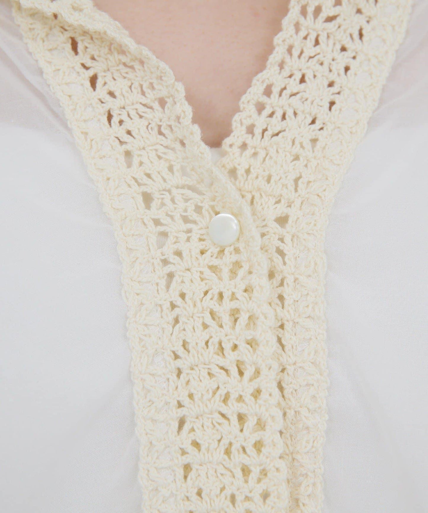 【HERITANOVUM】鉤針編織襯衫