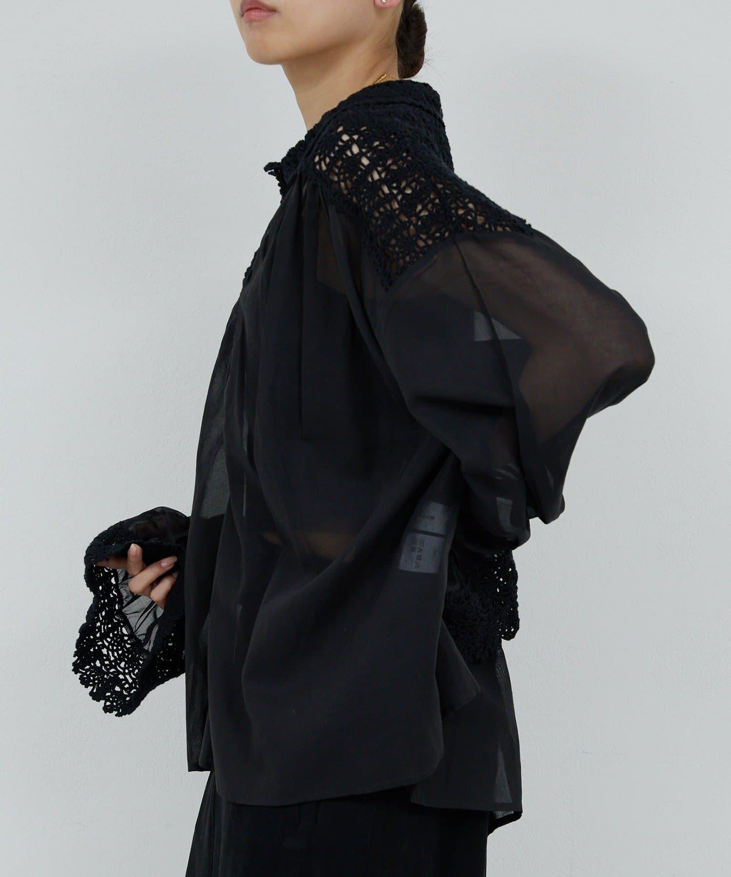 【HERITANOVUM】鉤針編織襯衫