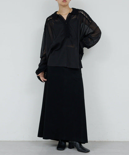 【HERITANOVUM】鉤針編織襯衫