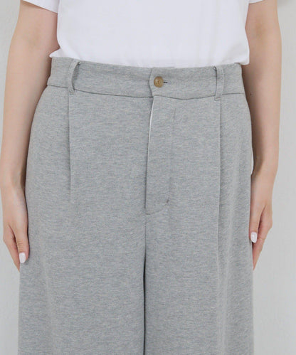 【HERITANOVUM】毛圈布褶皺寬鬆長褲