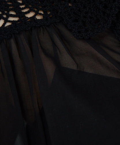 【HERITANOVUM】鉤針編織襯衫