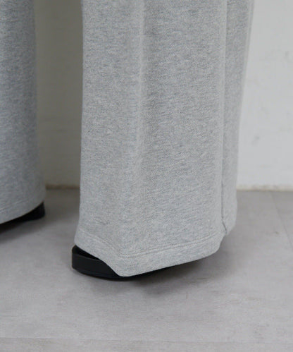 【HERITANOVUM】毛圈布褶皺寬鬆長褲