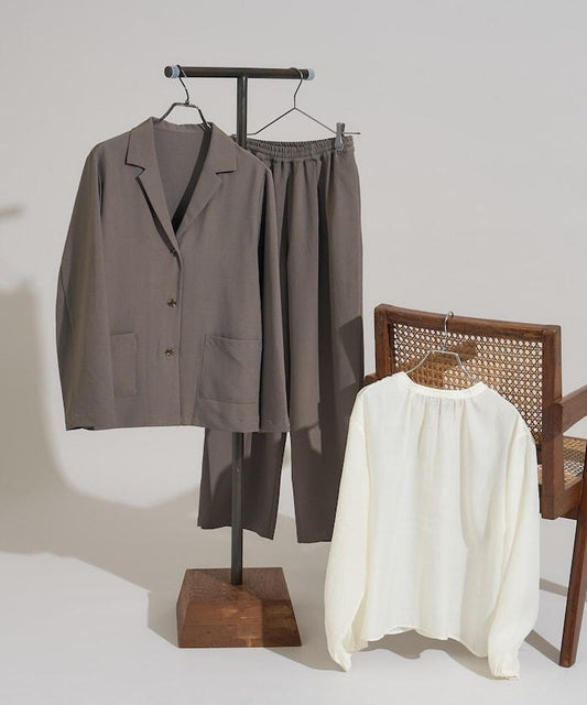 【3件套單品~トリオット系列~】襯衫夾克套裝 三件套