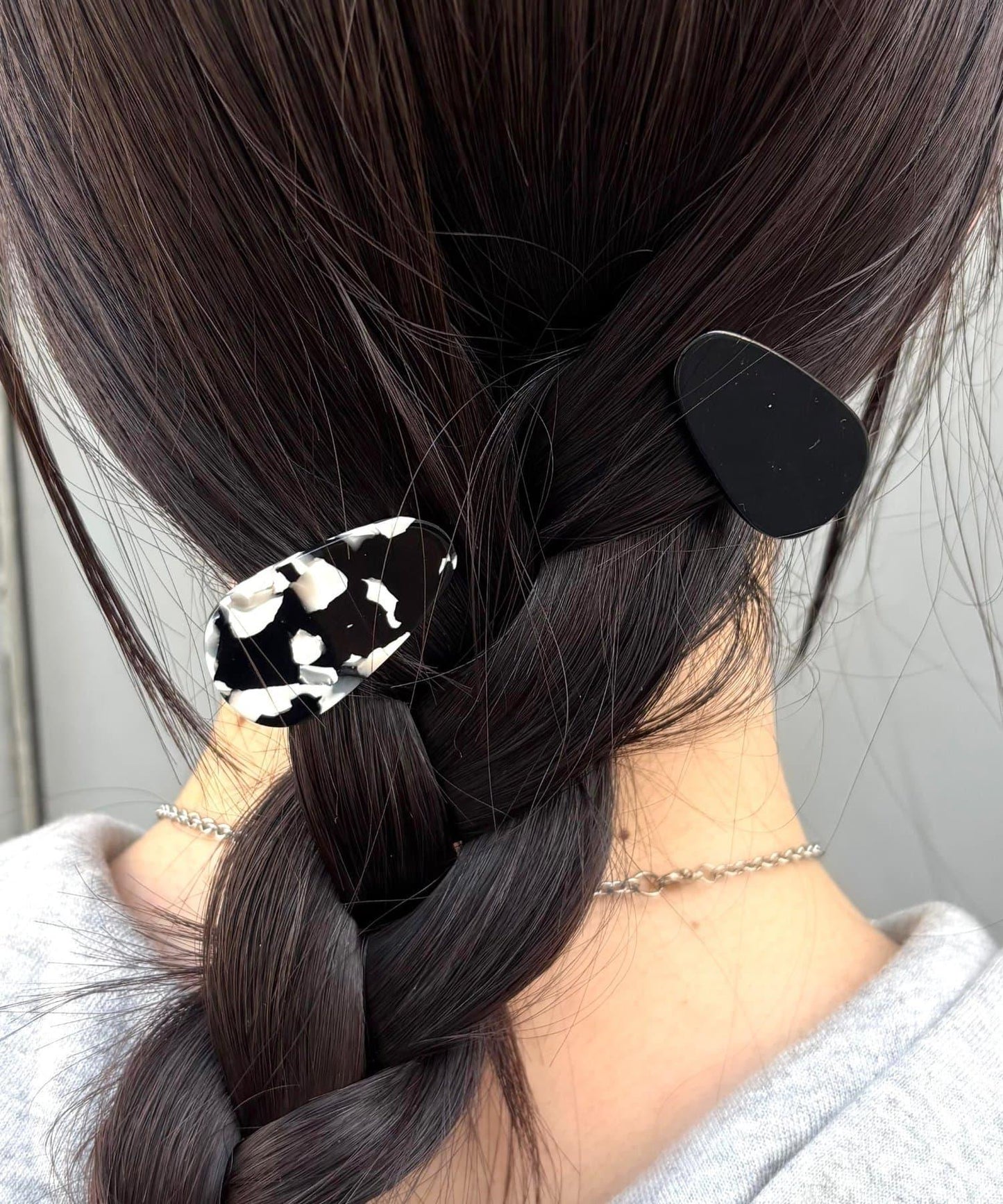 アクリルヘアクリップセット