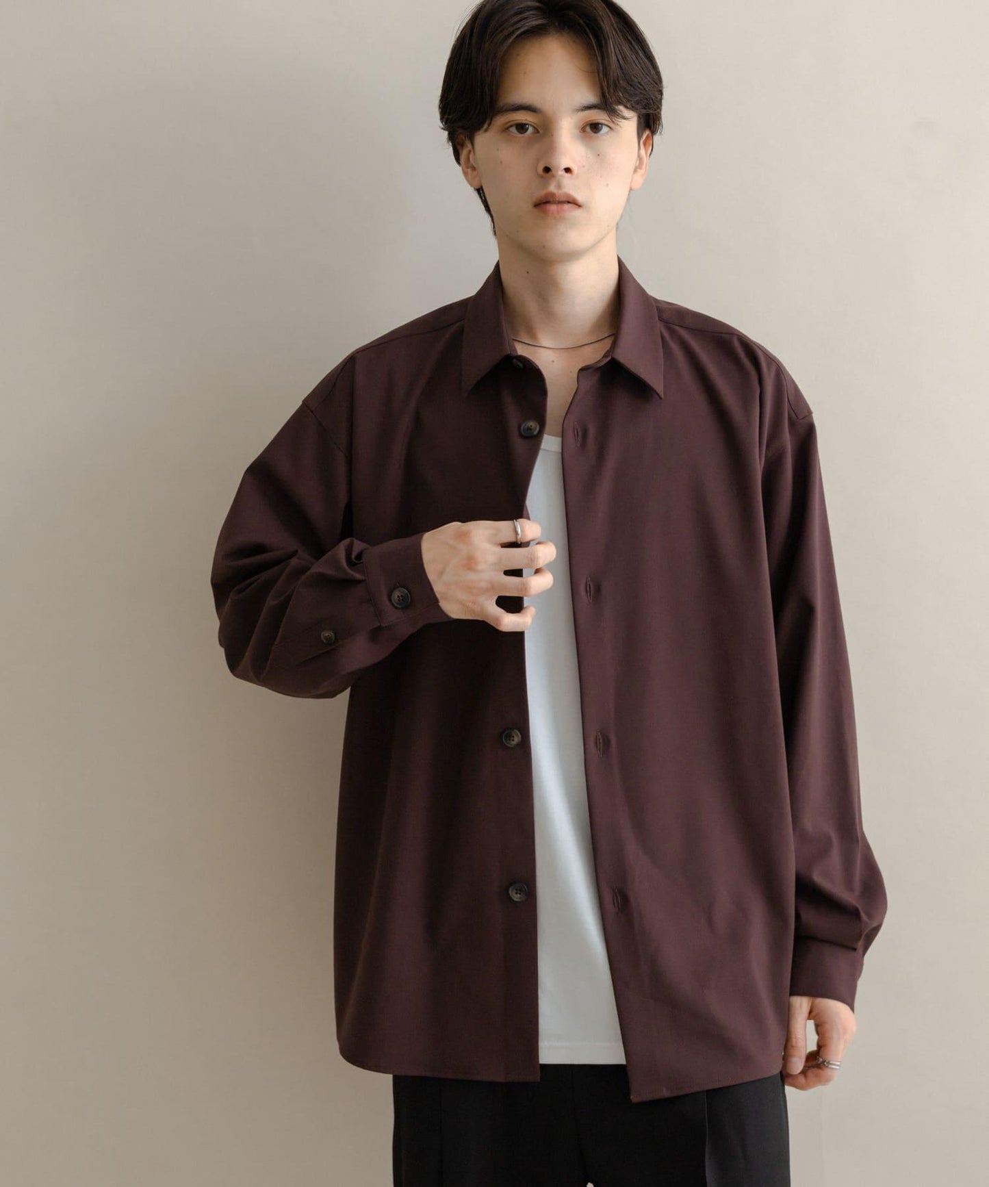 彩色寬鬆襯衫