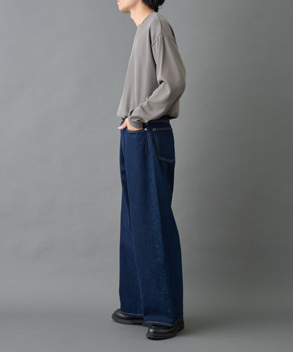 【AW先行予約】ドレープリブクルー長袖T