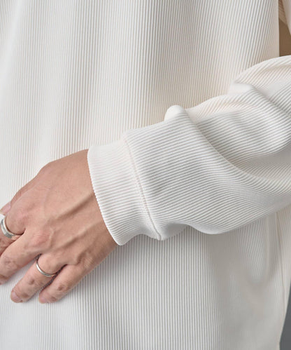 【AW先行予約】ドレープリブクルー長袖T