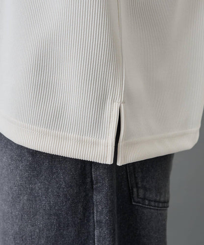 【AW先行予約】ドレープリブクルー長袖T