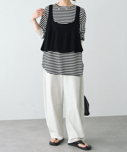 【25AW新色展開/リバイバル】ニットフレアビスチェ