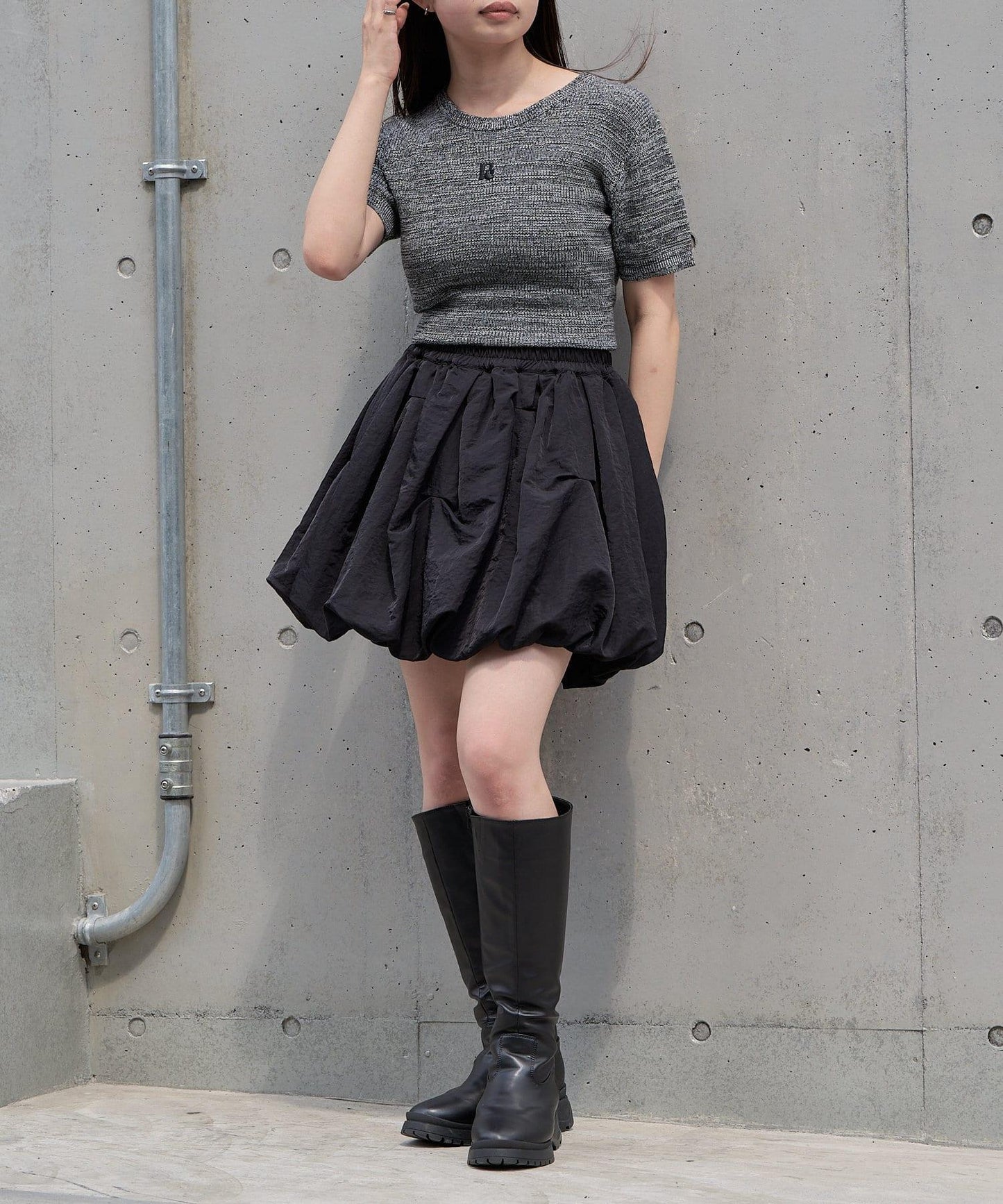 【RAY CASSIN】ロングエコレザーブーツ