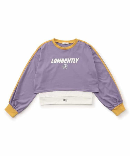 短款長袖T恤&背心套裝