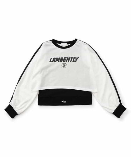 短款長袖T恤&背心套裝