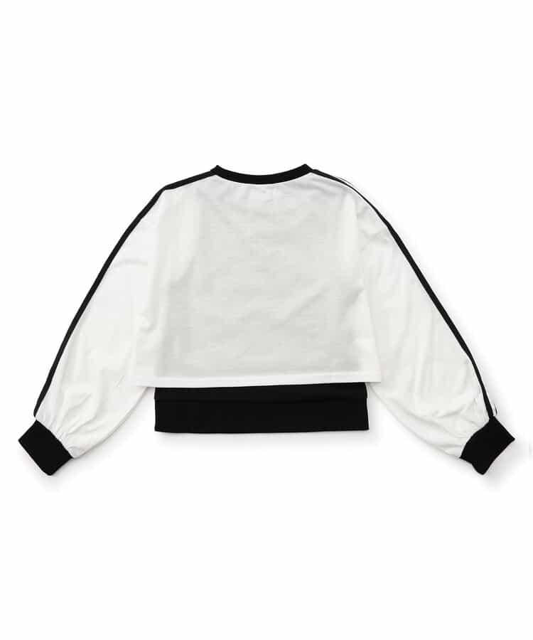 短款長袖T恤&背心套裝