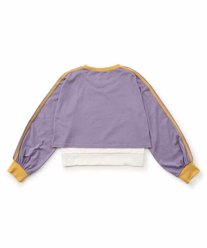 短款長袖T恤&背心套裝